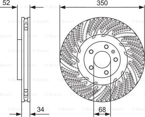 BOSCH 0 986 479 D26 - Disc frana aaoparts.ro