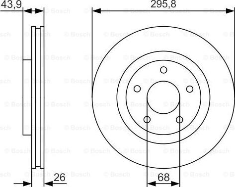 BOSCH 0 986 479 R89 - Disc frana aaoparts.ro