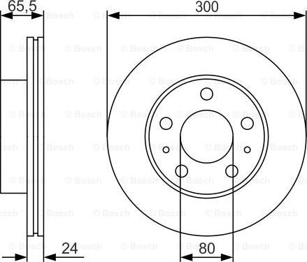 BOSCH 0 986 479 R86 - Disc frana aaoparts.ro