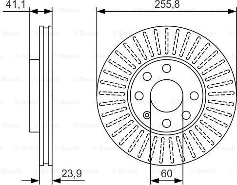 BOSCH 0 986 479 R76 - Disc frana aaoparts.ro