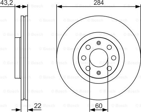 BOSCH 0 986 479 S91 - Disc frana aaoparts.ro