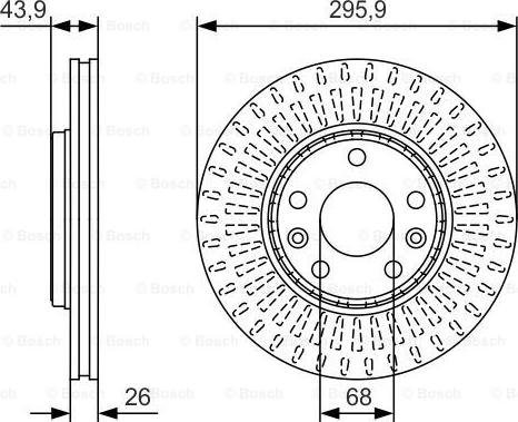 BOSCH 0 986 479 S93 - Disc frana aaoparts.ro