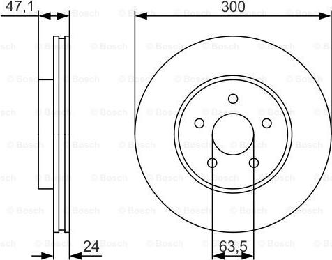 BOSCH 0 986 479 S48 - Disc frana aaoparts.ro