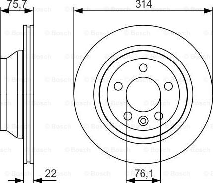 BOSCH 0 986 479 S54 - Disc frana aaoparts.ro