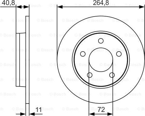 BOSCH 0 986 479 S50 - Disc frana aaoparts.ro