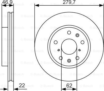 BOSCH 0 986 479 S58 - Disc frana aaoparts.ro