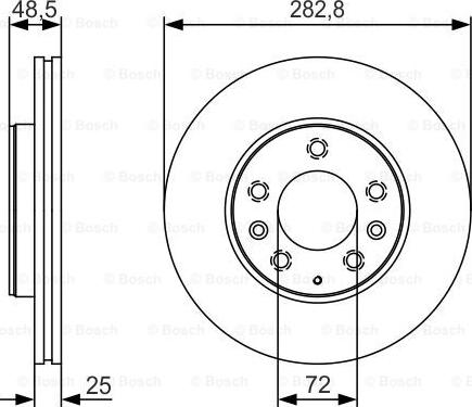 BOSCH 0 986 479 S60 - Disc frana aaoparts.ro