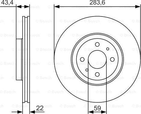 BOSCH 0 986 479 S01 - Disc frana aaoparts.ro