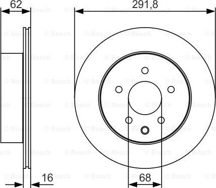 BOSCH 0 986 479 S31 - Disc frana aaoparts.ro