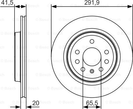 BOSCH 0 986 479 S27 - Disc frana aaoparts.ro