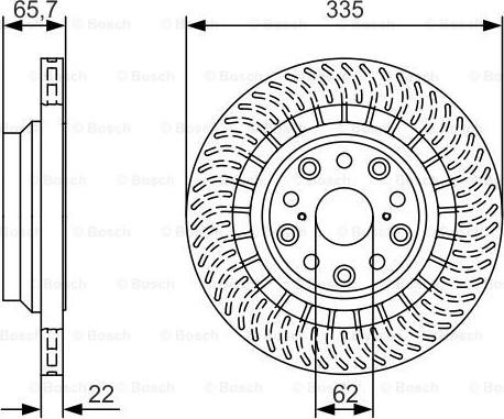 BOSCH 0 986 479 T35 - Disc frana aaoparts.ro