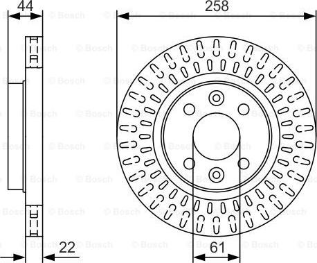 BOSCH 0 986 479 U50 - Disc frana aaoparts.ro