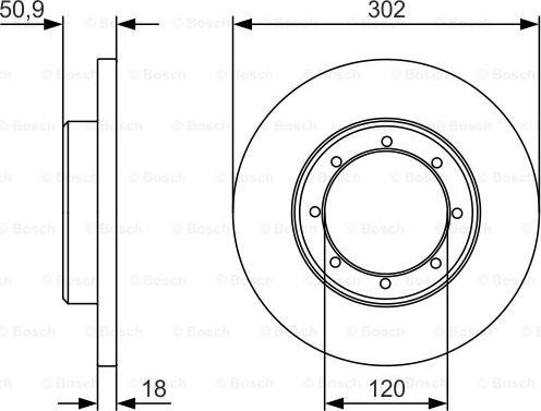 BOSCH 0 986 479 U60 - Disc frana aaoparts.ro