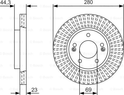 BOSCH 0 986 479 U82 - Disc frana aaoparts.ro