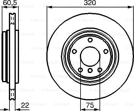 BOSCH 0 986 478 975 - Disc frana aaoparts.ro