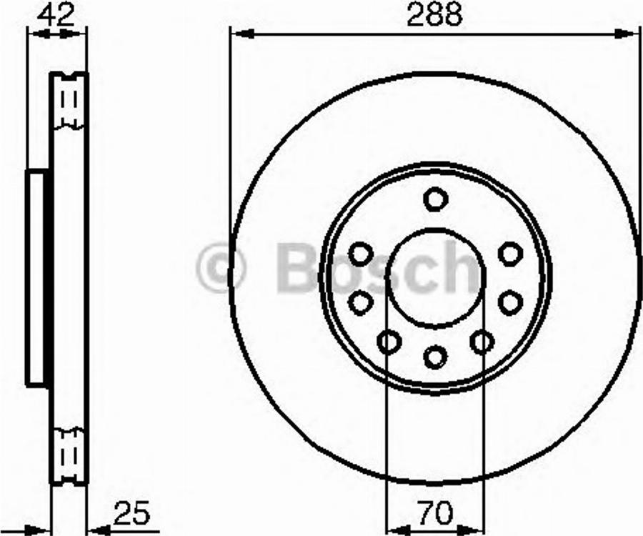 BOSCH 0 986 478 449 - Disc frana aaoparts.ro