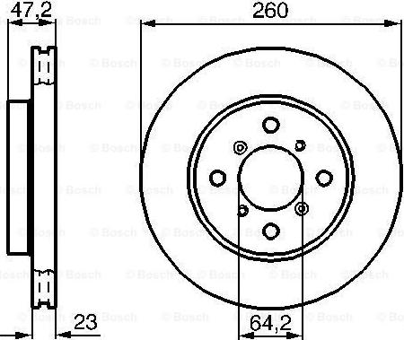 BOSCH 0 986 478 415 - Disc frana aaoparts.ro