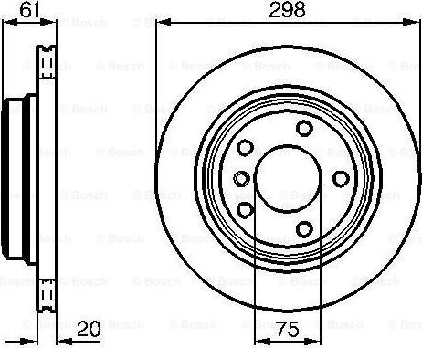 BOSCH 0 986 478 426 - Disc frana aaoparts.ro