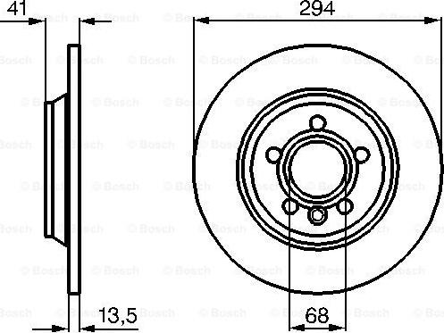 BOSCH 0 986 478 569 - Disc frana aaoparts.ro