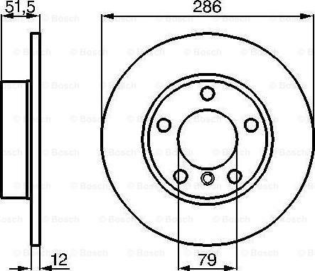 BOSCH 0 986 478 511 - Disc frana aaoparts.ro