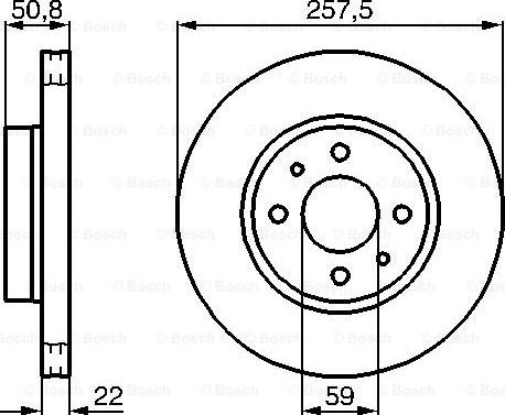 BOSCH 0 986 478 512 - Disc frana aaoparts.ro