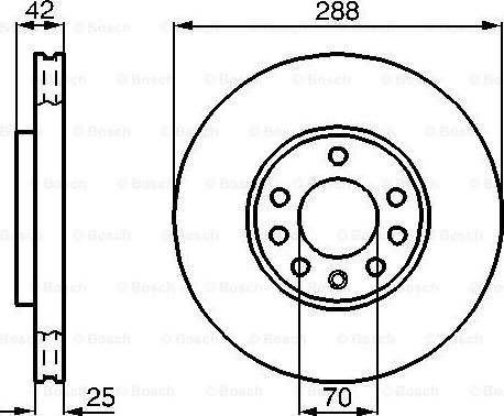 BOSCH 0 986 478 588 - Disc frana aaoparts.ro