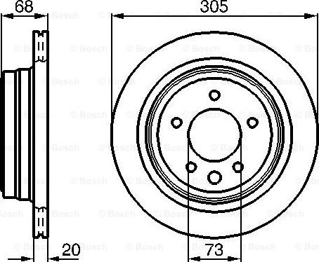 BOSCH 0 986 478 660 - Disc frana aaoparts.ro