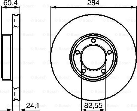 BOSCH 0 986 478 686 - Disc frana aaoparts.ro