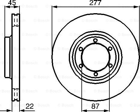 BOSCH 0 986 478 635 - Disc frana aaoparts.ro