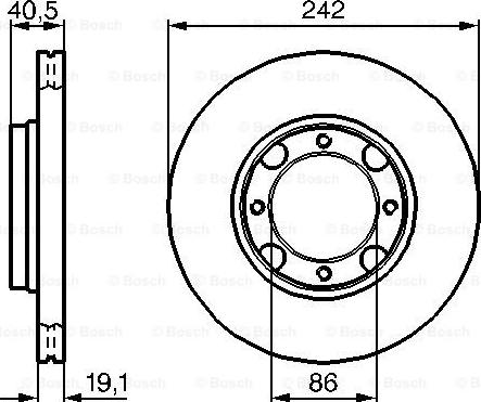 BOSCH 0 986 478 674 - Disc frana aaoparts.ro