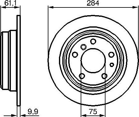 BOSCH 0 986 478 044 - Disc frana aaoparts.ro