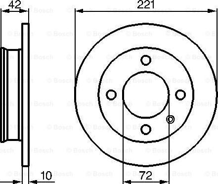BOSCH 0 986 478 068 - Disc frana aaoparts.ro