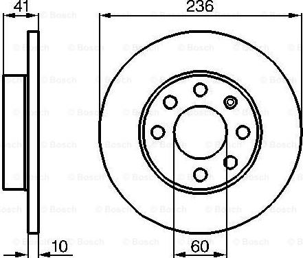 BOSCH 0 986 478 080 - Disc frana aaoparts.ro
