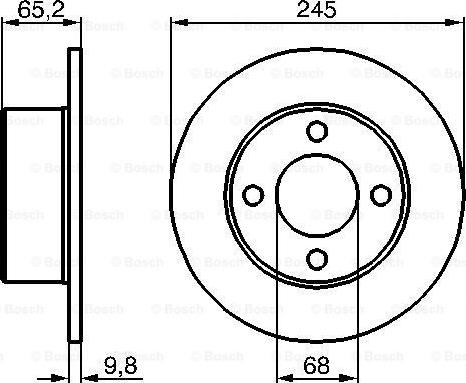 Meyle 115 523 1007 - Disc frana aaoparts.ro