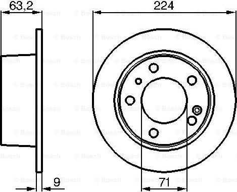 BOSCH 0 986 478 141 - Disc frana aaoparts.ro