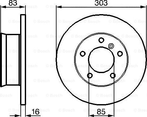 BOSCH 0 986 479 C84 - Disc frana aaoparts.ro