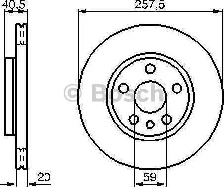 BOSCH 986478896 - Disc frana aaoparts.ro