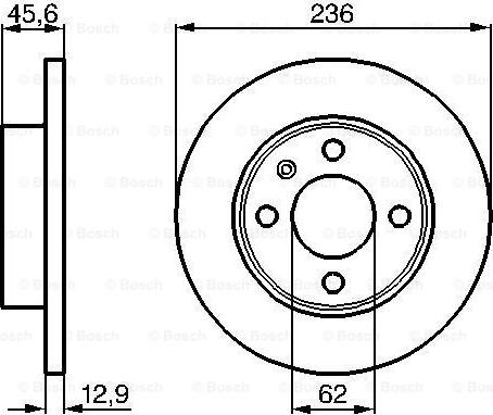 BOSCH 0 986 478 859 - Disc frana aaoparts.ro