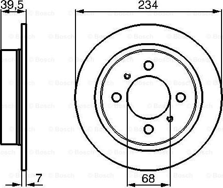 BOSCH 0 986 478 865 - Disc frana aaoparts.ro
