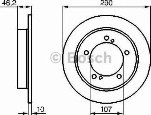 BOSCH 0 986 478 838 - Disc frana aaoparts.ro