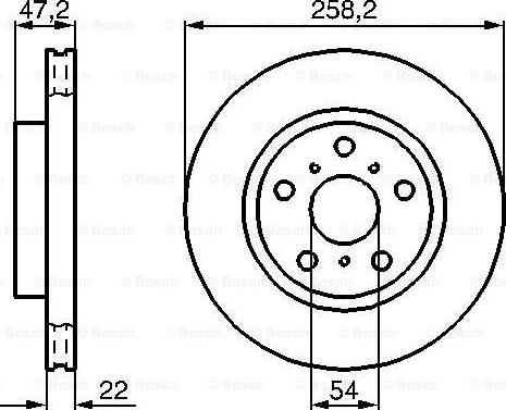 BOSCH 0 986 478 396 - Disc frana aaoparts.ro