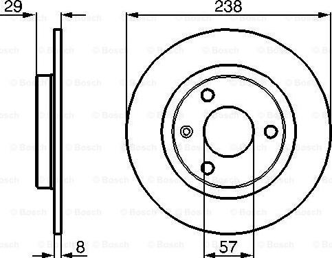 BOSCH 0 986 478 246 - Disc frana aaoparts.ro