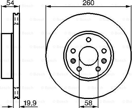 BOSCH 0 986 478 218 - Disc frana aaoparts.ro