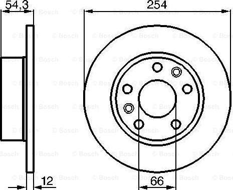 BOSCH 0 986 478 289 - Disc frana aaoparts.ro