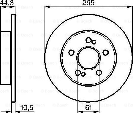 BOSCH 0 986 478 758 - Disc frana aaoparts.ro