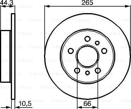 BOSCH 0 986 478 757 - Disc frana aaoparts.ro