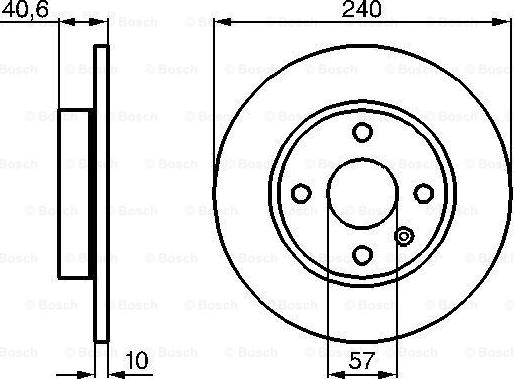 BOSCH 0 986 478 731 - Disc frana aaoparts.ro