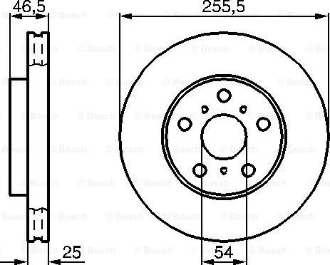 BOSCH 0 986 478 724 - Disc frana aaoparts.ro
