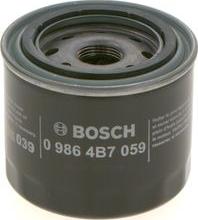 BOSCH 0 986 4B7 059 - Filtru ulei aaoparts.ro