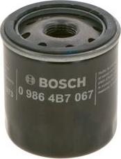 BOSCH 0 986 4B7 067 - Filtru ulei aaoparts.ro